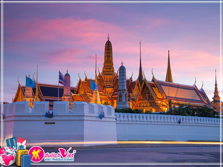 Tour Thái Lan 5 ngày 4 đêm vận chuyển hàng không Vietnam Airlines